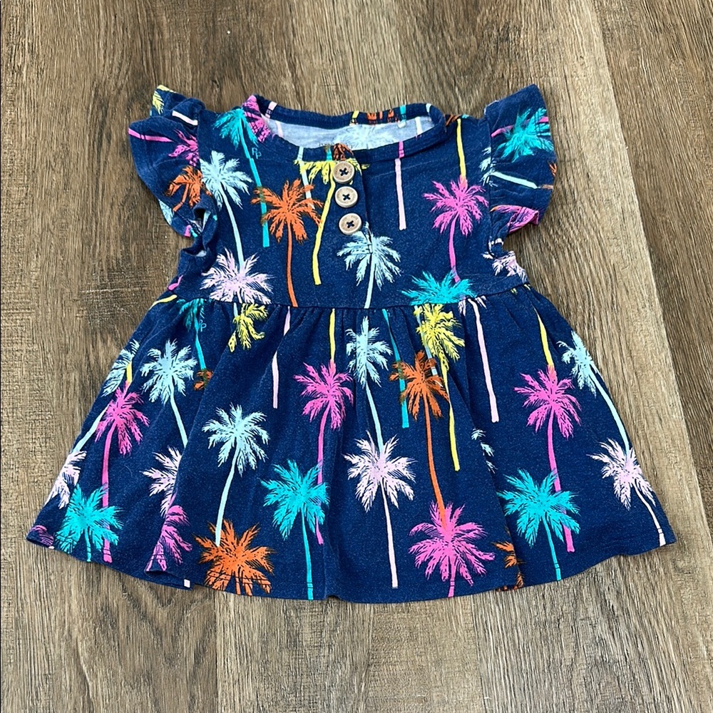 Posh Peanut,Colorful Palm Tree Print Shirt